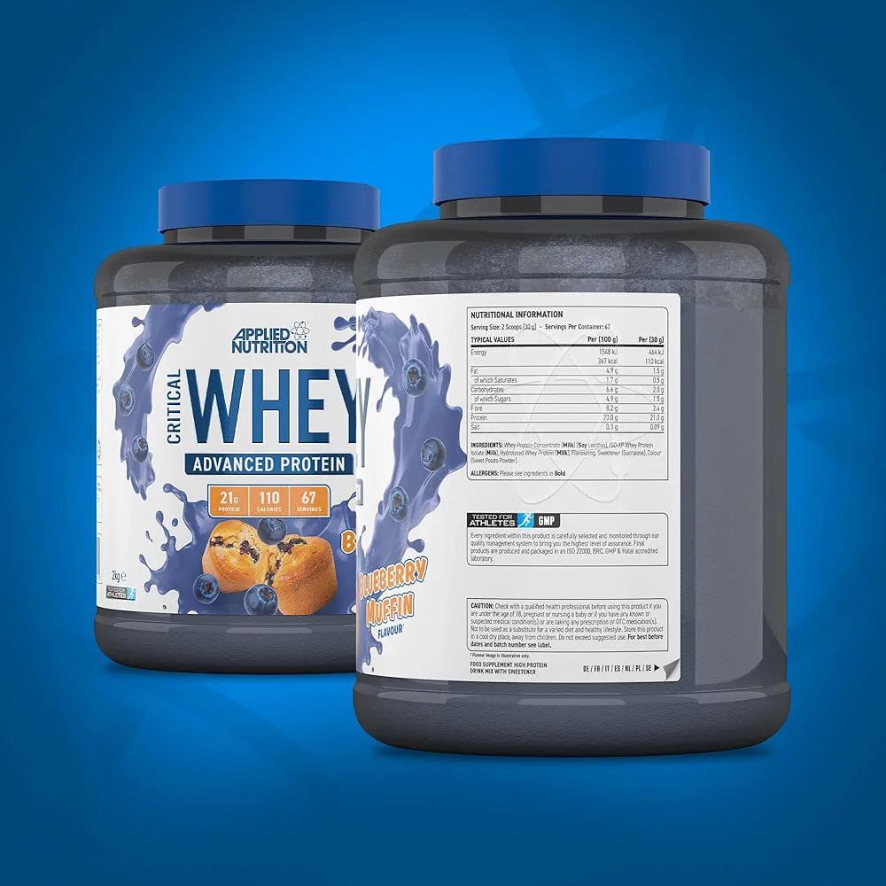 Critical Applied Whey Protein Blueberry Muffin