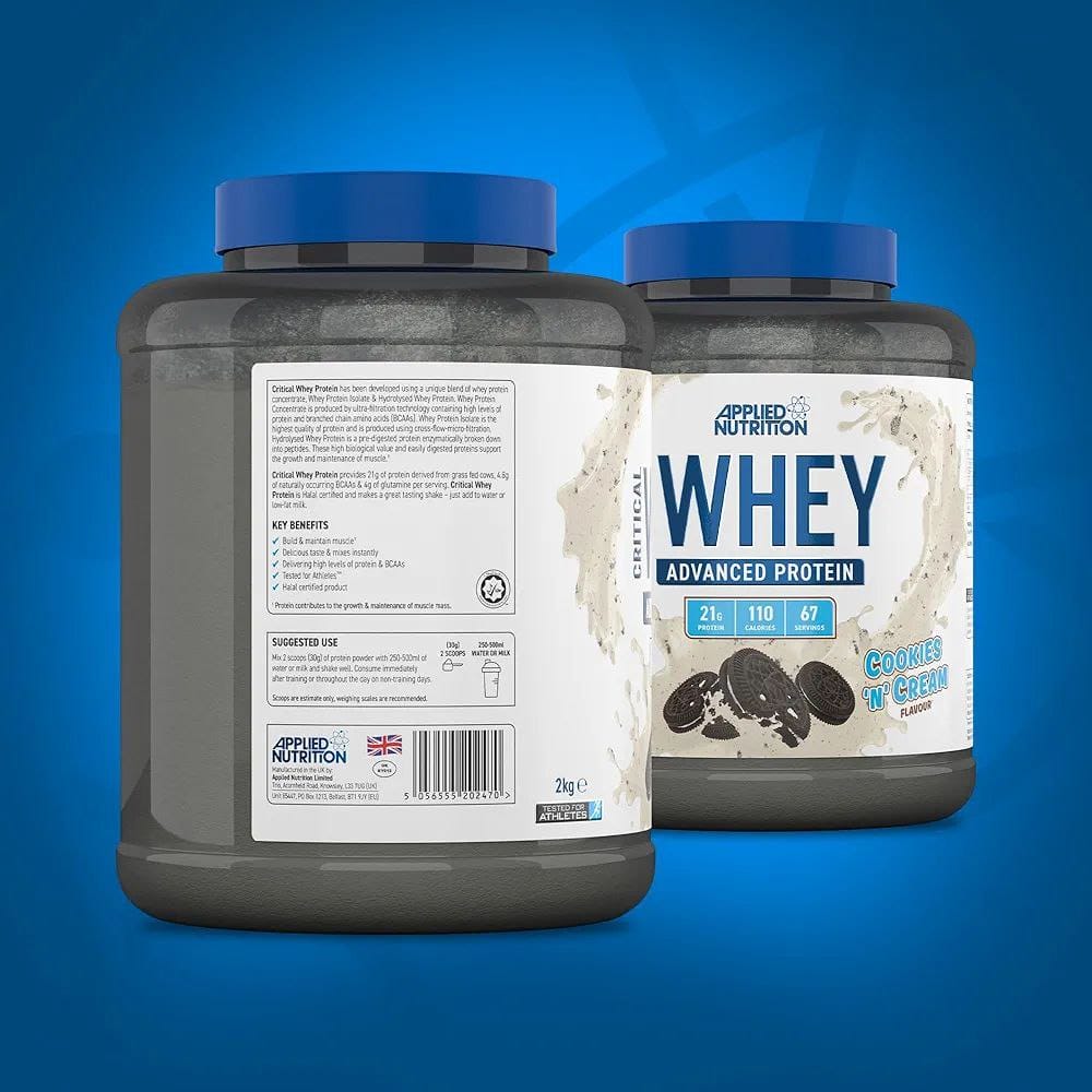 Critical Whey Protein Applied Cookies and Cream