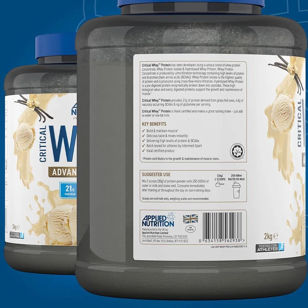 Critical Applied Vanilla Ice Cream Whey Protein