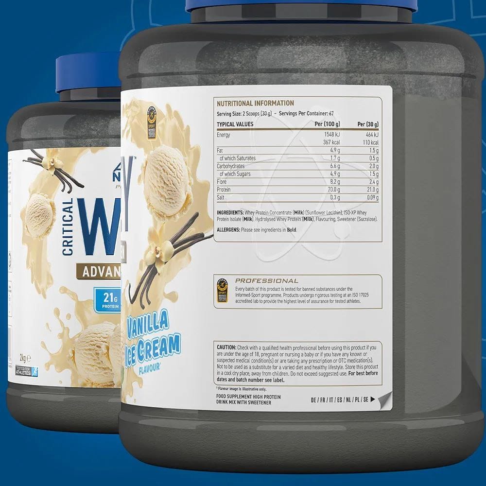 Critical Applied Vanilla Ice Cream Whey Protein