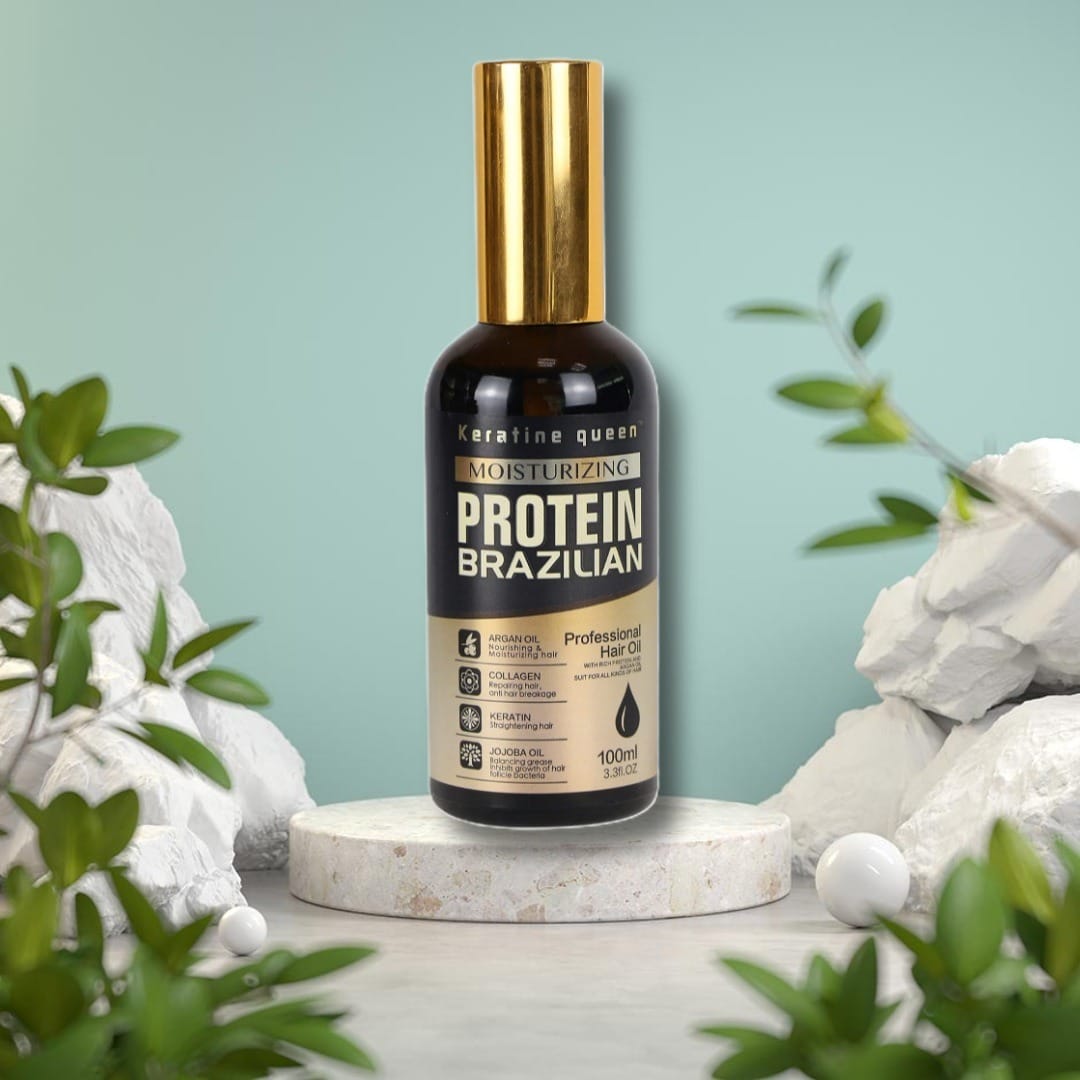 Brazilian protein organ hair oil