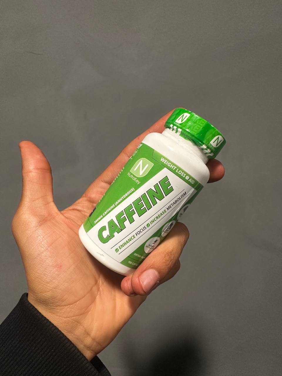 nutrakey caffeine 100