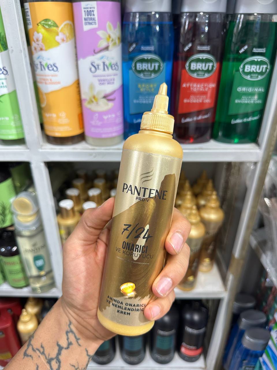 Gold Pantene Hair Mask