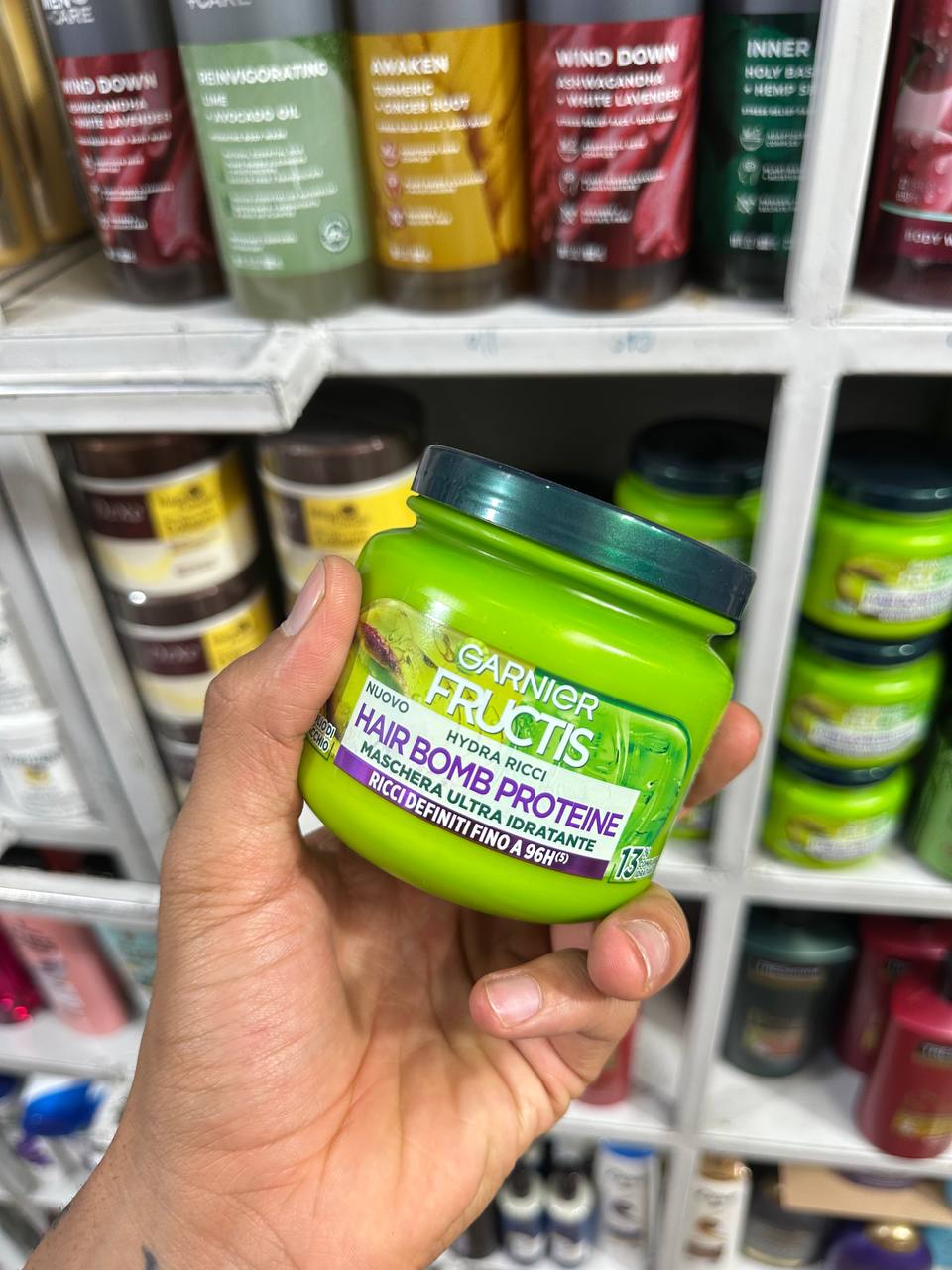 Garnier Fructis Hydra Curls Hair Bomb Protein Mask