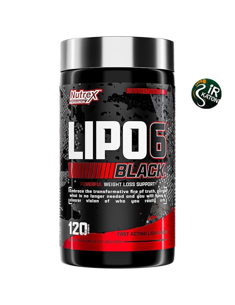 لیپو 6 بلک اولترا کنسانتره ناترکس 120 عددی