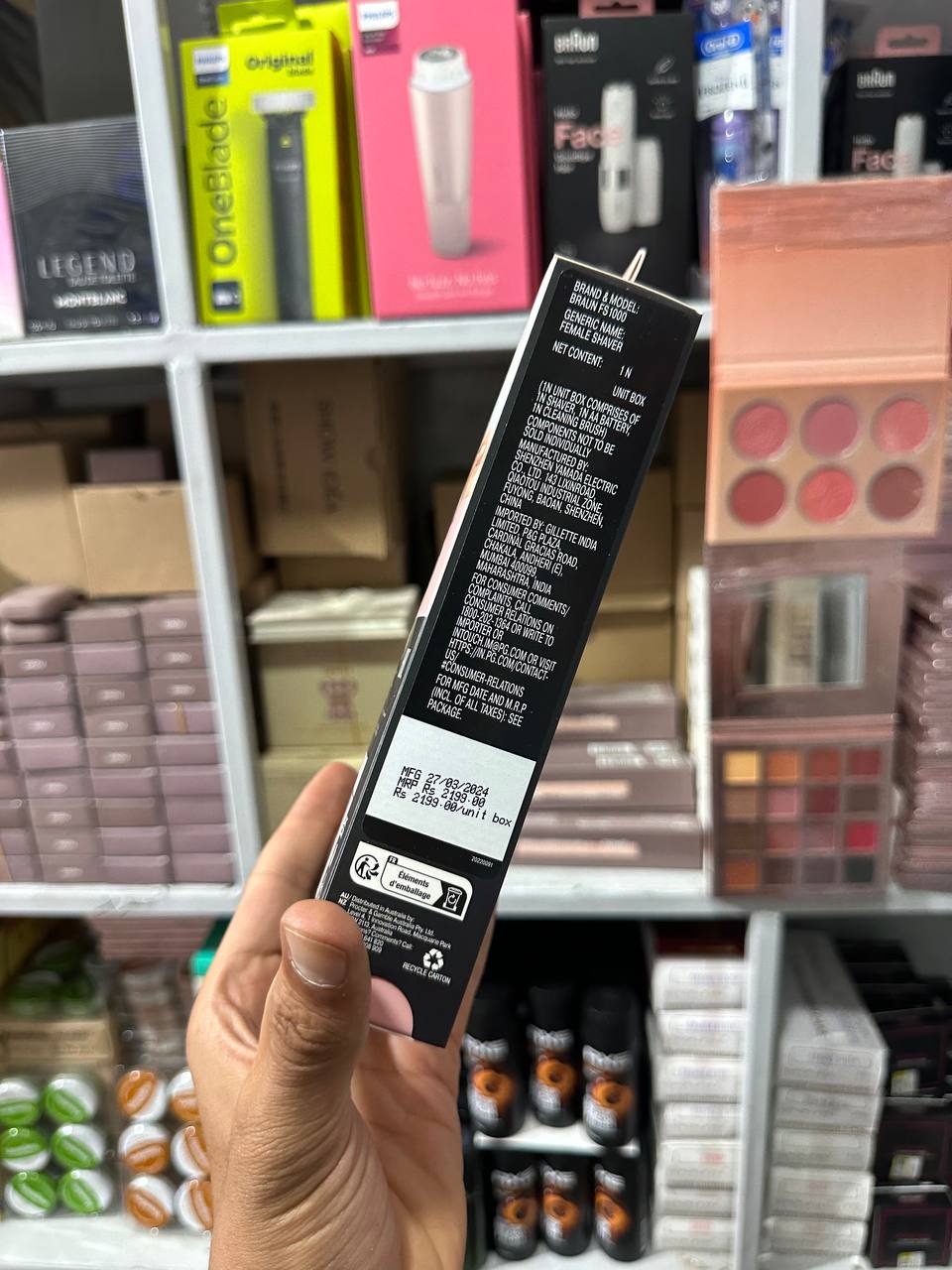 FS1000 BRAUN mini hair remover