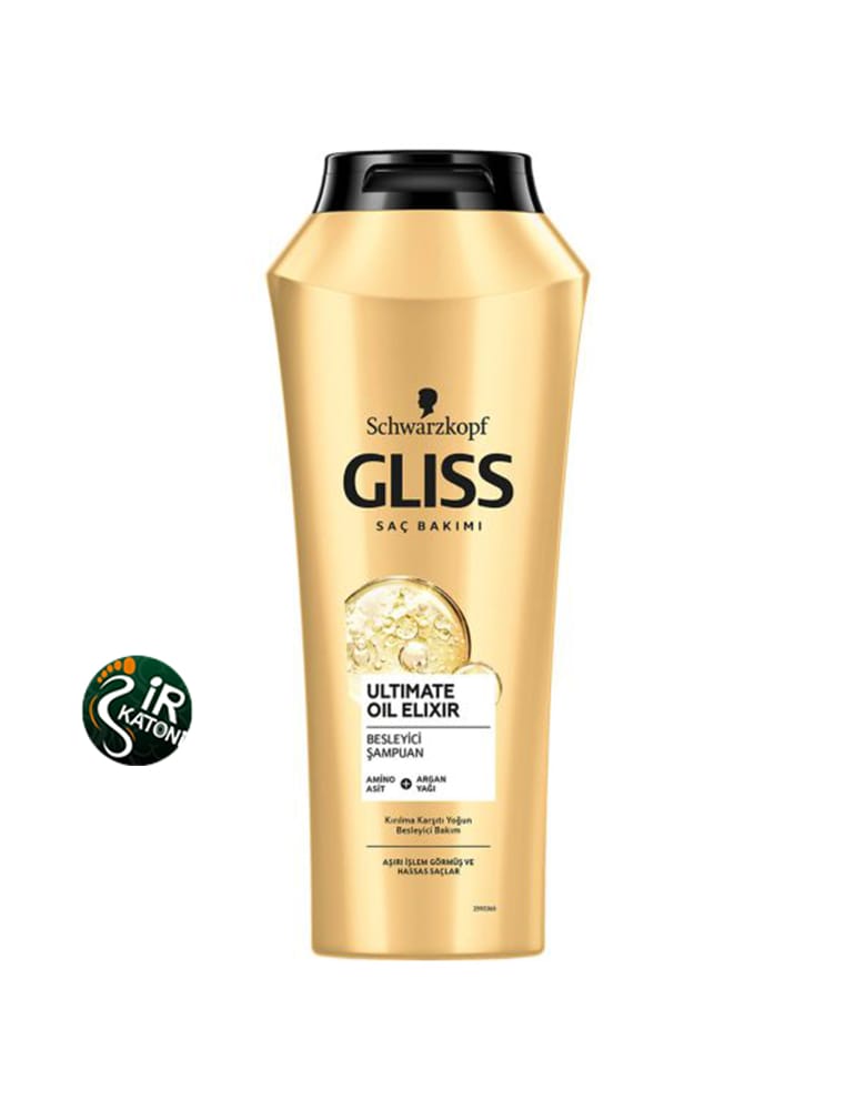 شامپو گلیس طلایی تقویت کننده و ترمیم کننده مو حجم 500 میل