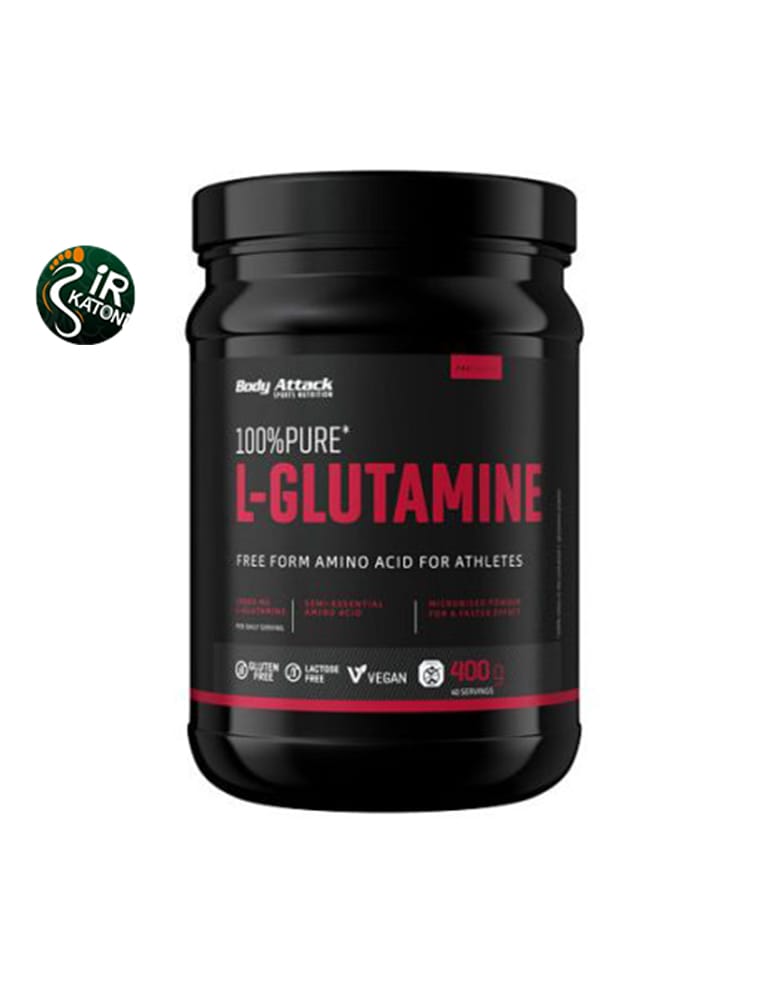 اسید ال گلوتامین بادی اتک 4۰۰ گرم