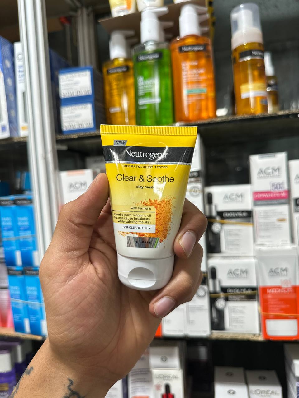 Neutrogena Clear and Soothe Clay Mask 50ml