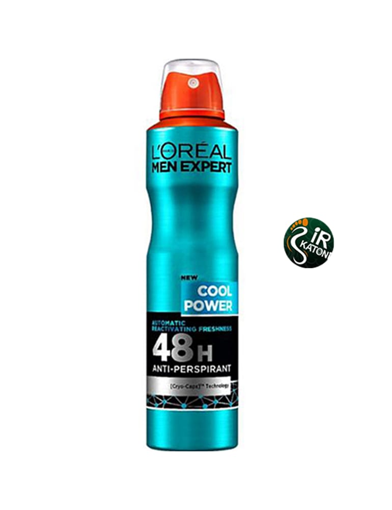 اسپری ضد تعریق مردانه لورآل Cool Power