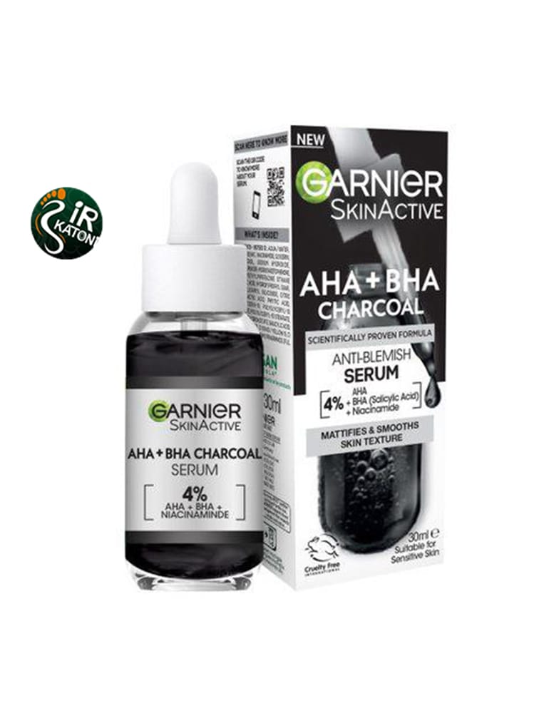 سرم زغالی ضد جوش و لک گارنیر 30 میل