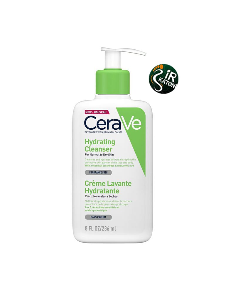 ژل شستشو و آبرسان سراوی پوست خشک تا نرمال 236 میل