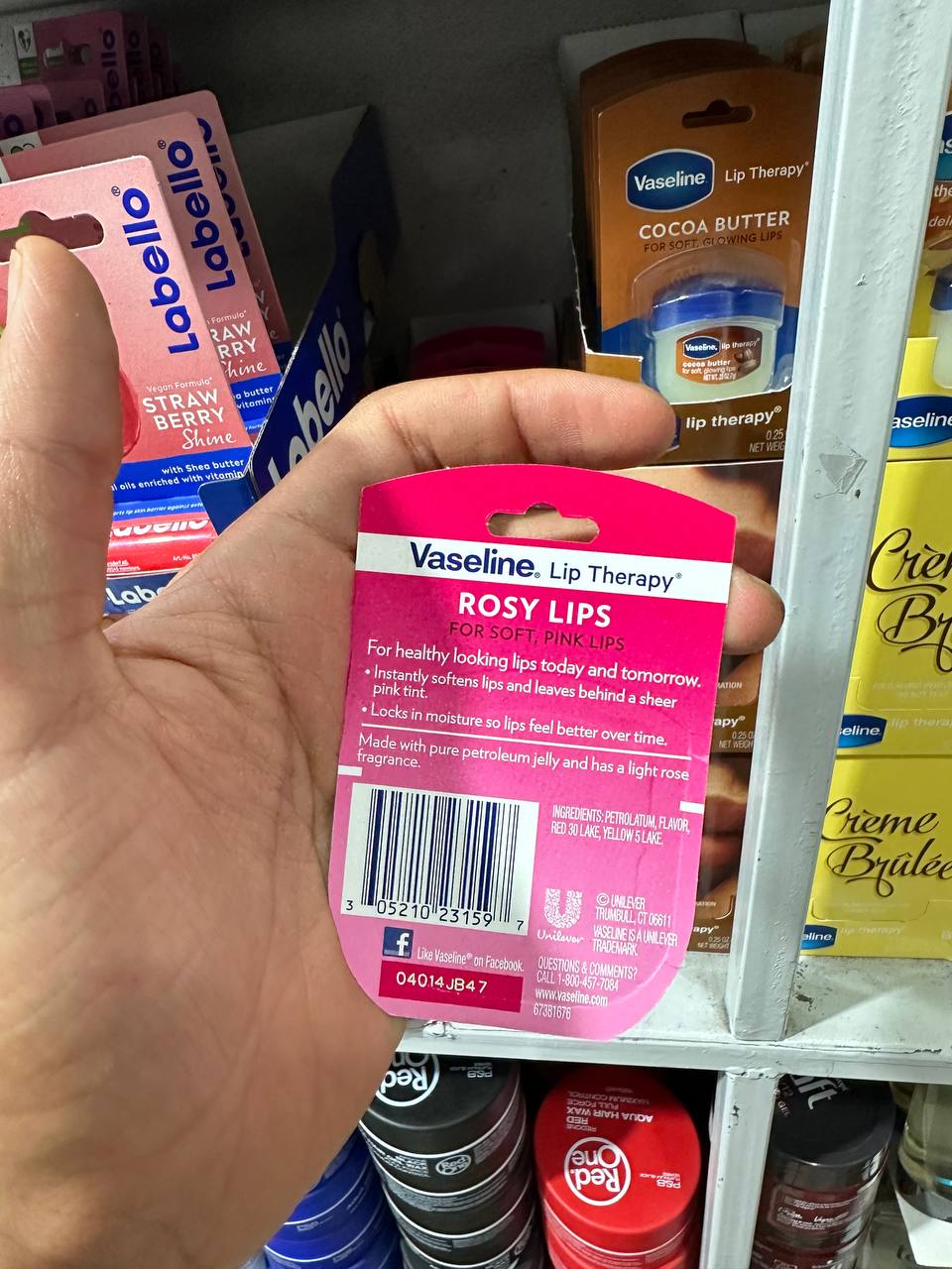 Vaseline Lip Therapy Rosy Lips 7gr
