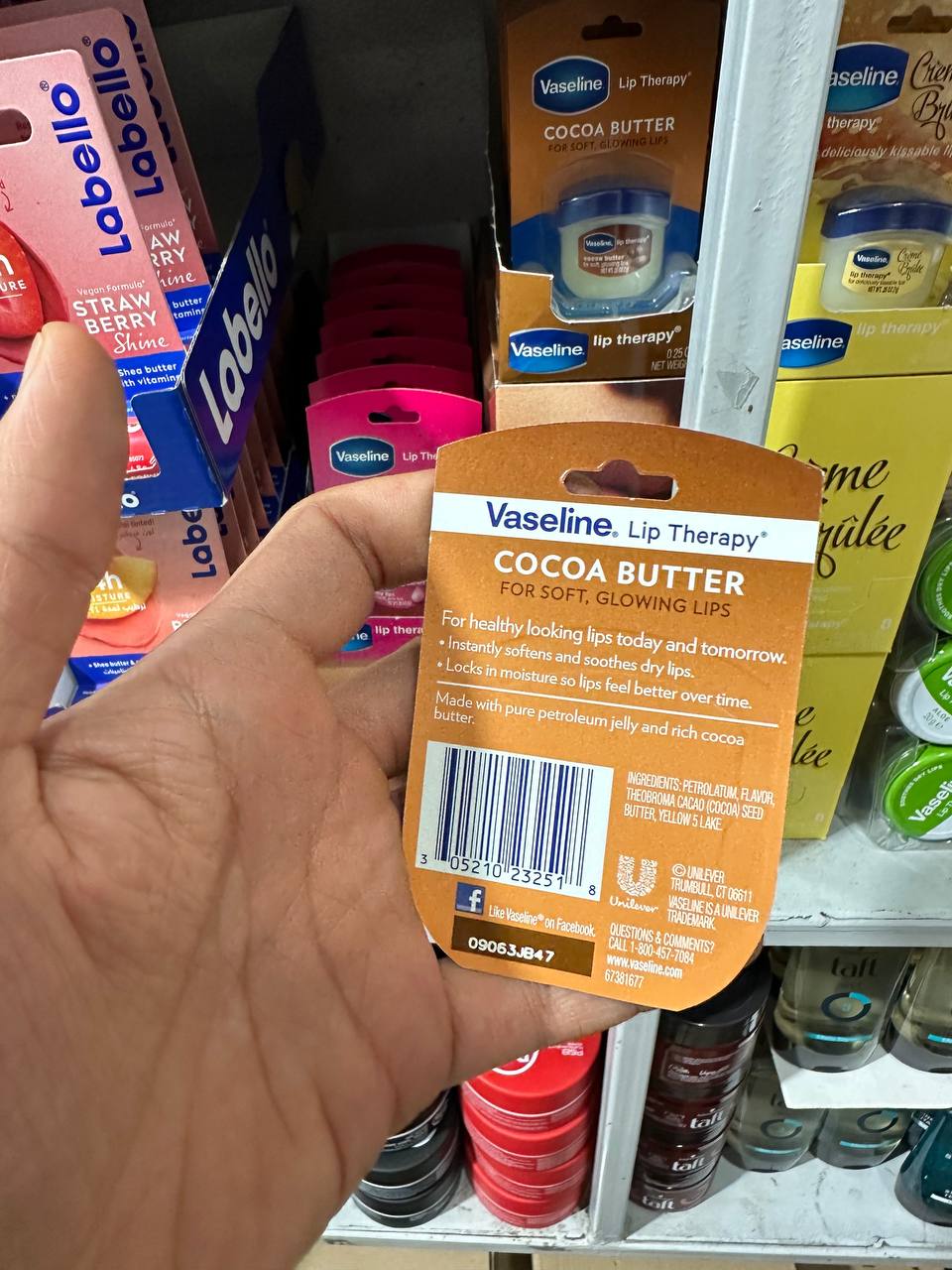 Vaseline Lip Therapy Cocoa Butter
