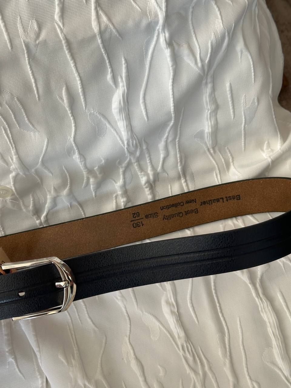 Men's synthetic leather belt