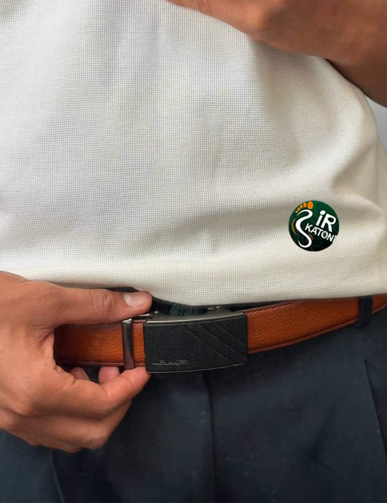 کمربند چرم مصنوعی پسرانه