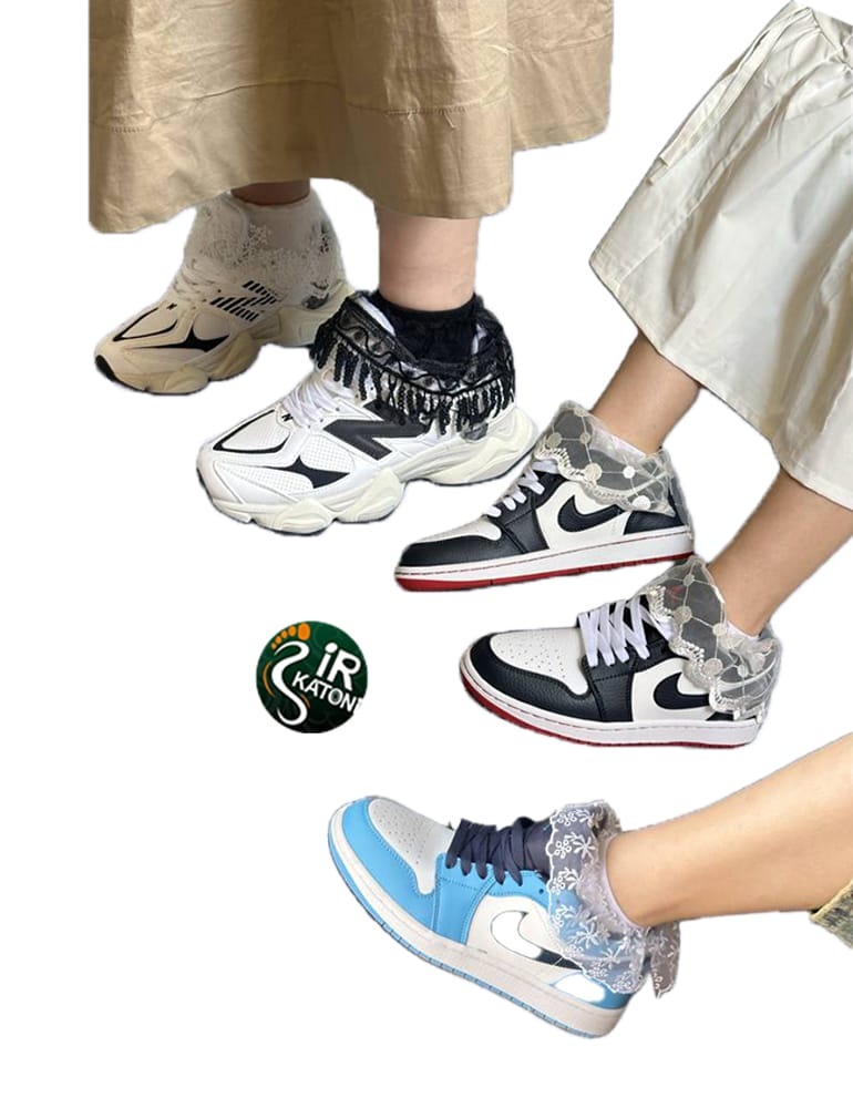 پک 3 تایی جوراب توری دخترانه