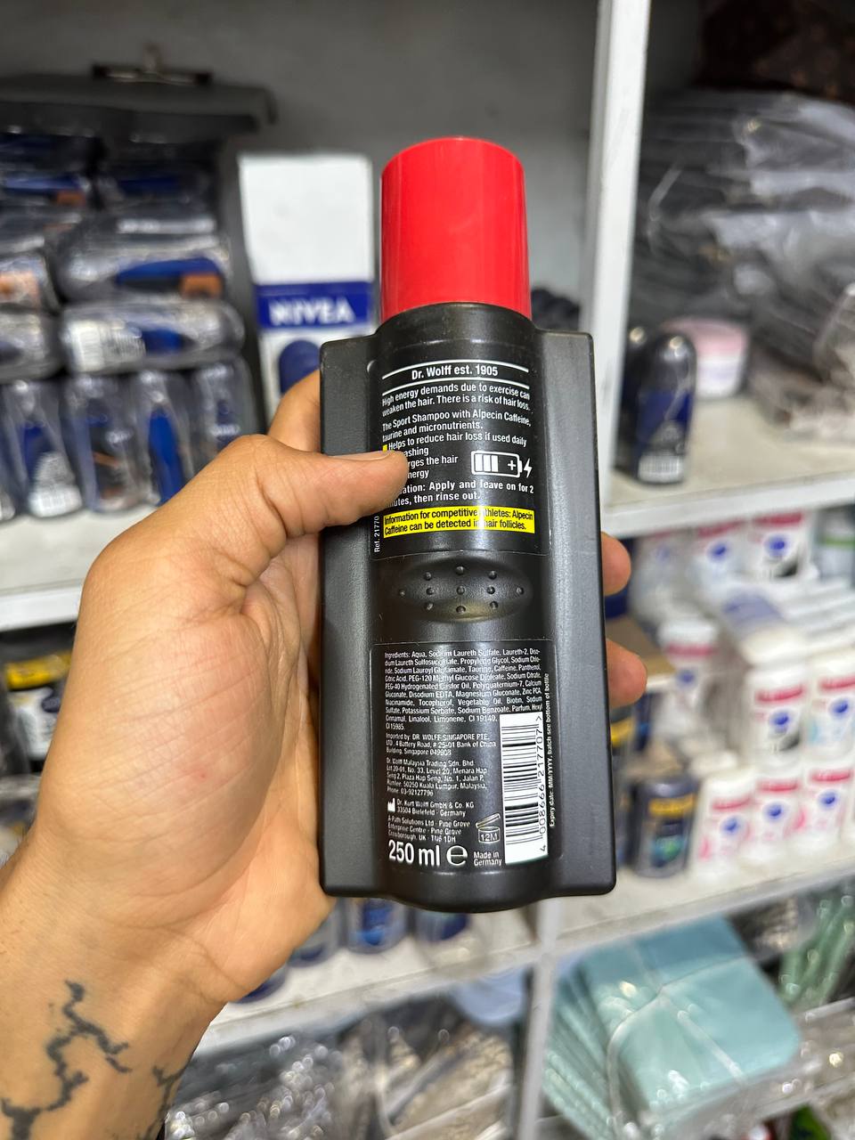 Alpecin Sport Caffeine Shampoo CTX