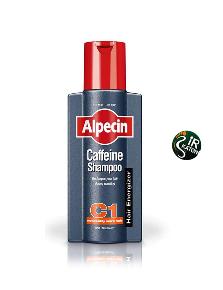 شامپو آلپسین کافئین ضد ریزش مو C1 حجم 375 میل