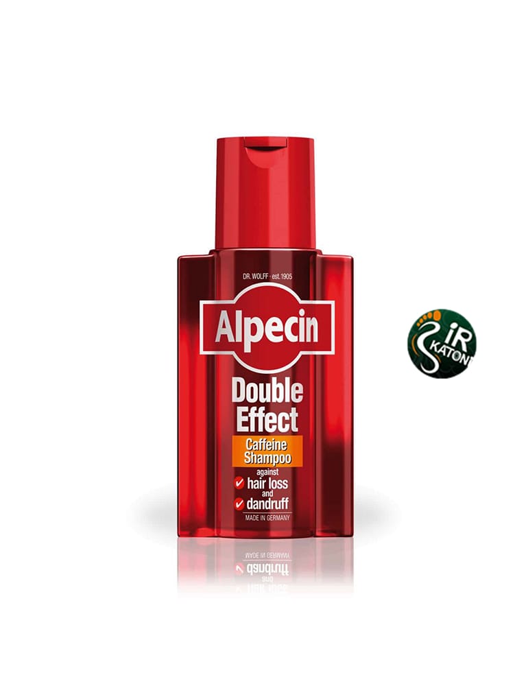 شامپو ضد ریزش و ضد شوره آلپسین Double Effect حجم 200 میل