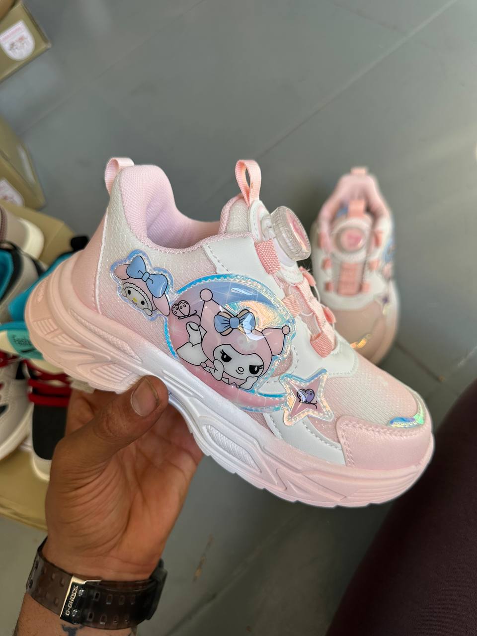 Girls' lighted sweatshirt