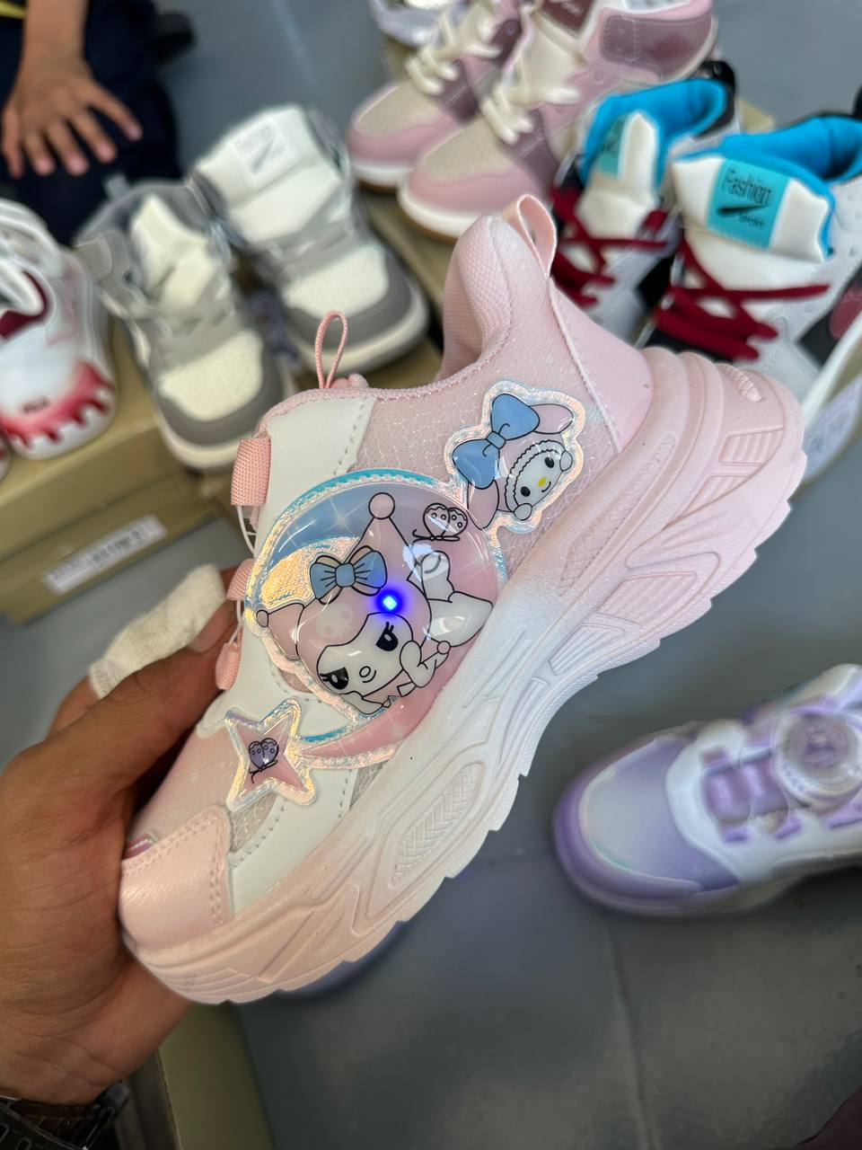 Girls' lighted sweatshirt