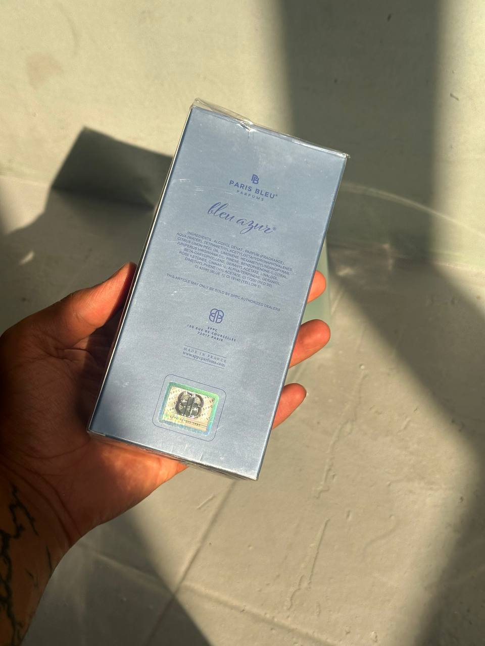 Paris Bleu The Essentials Bleu Azur EDP