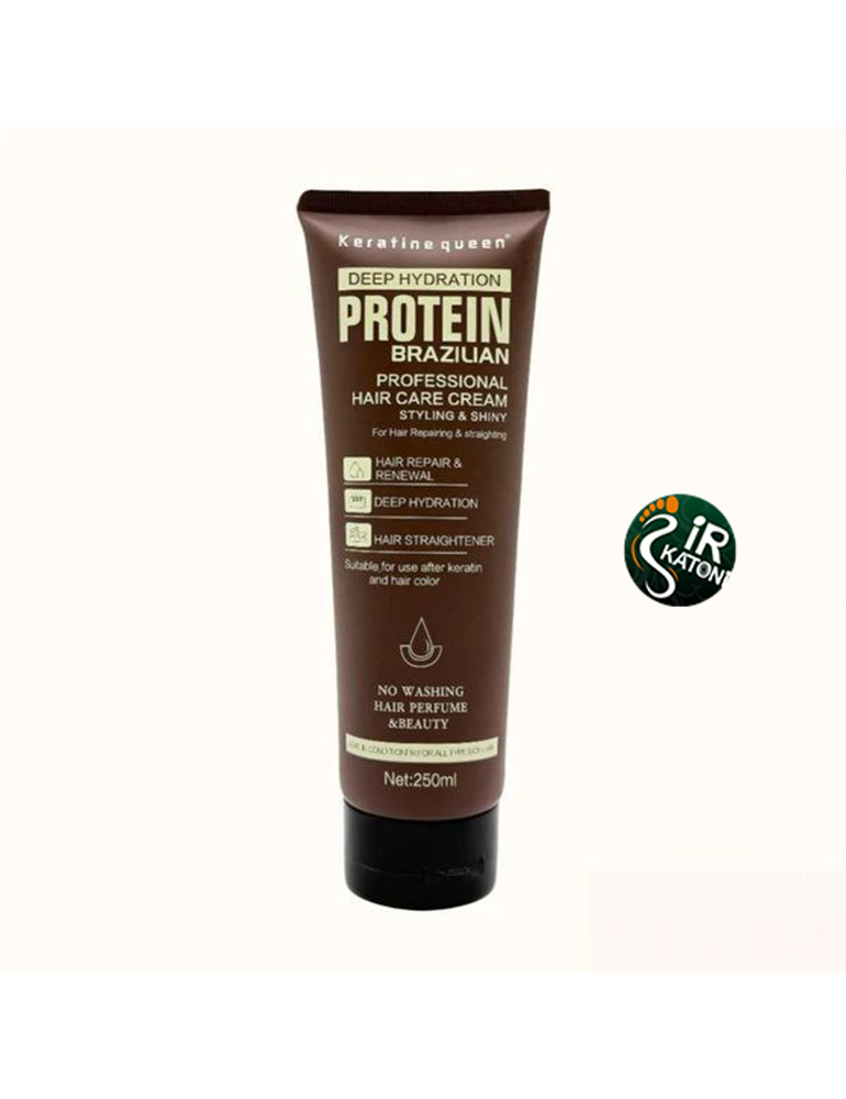 کرم مو ترمیم کننده و آبرسان کراتین کوئین پروتئین برزیلی 250 میل