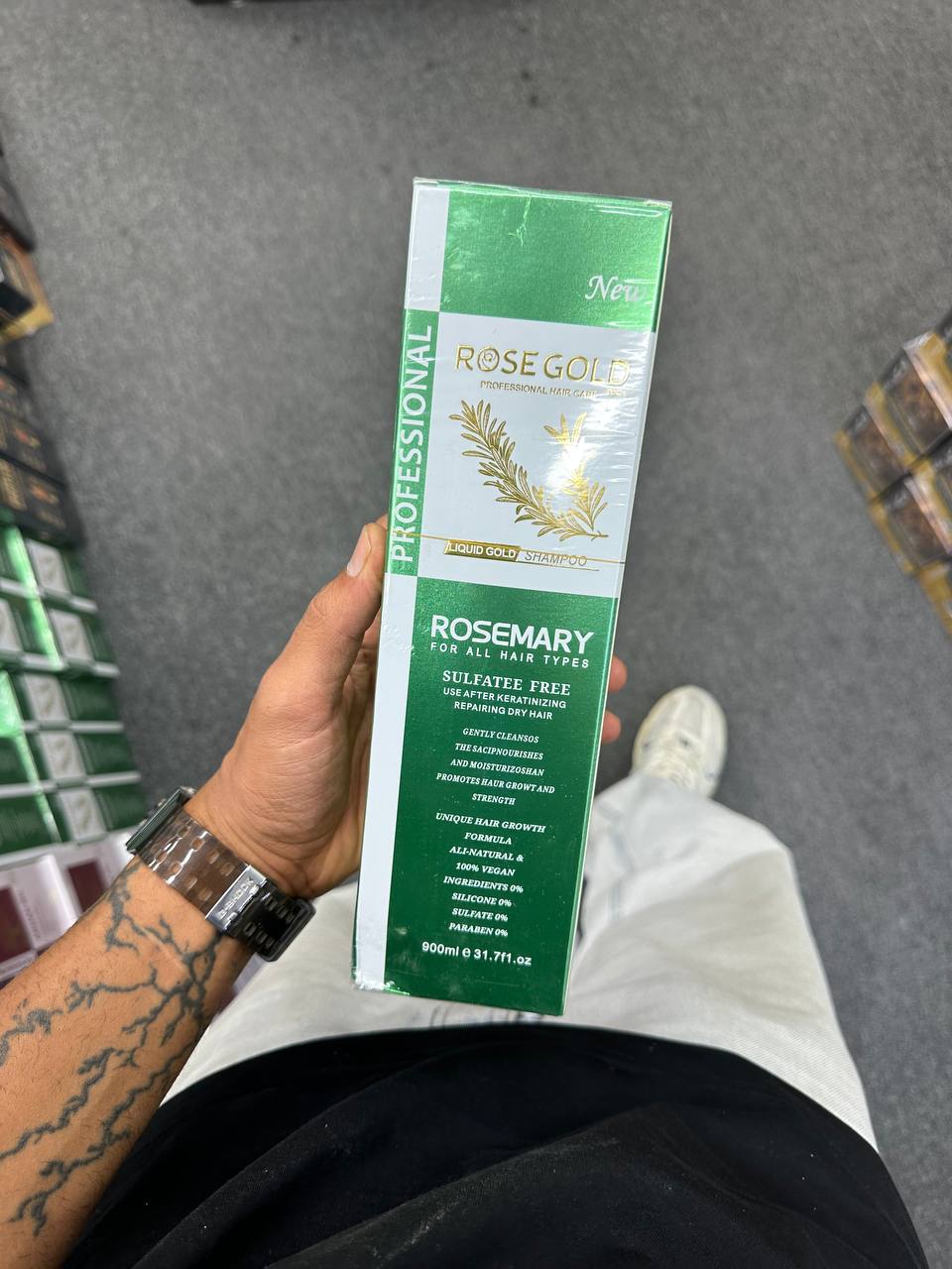 Rosemary Rose Gold Shampoo