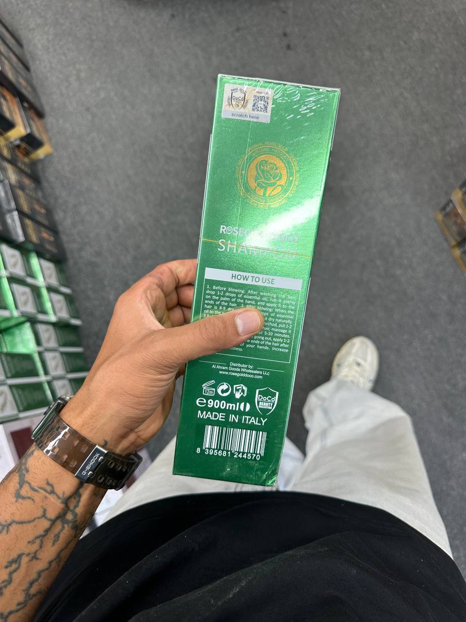 Rosemary Rose Gold Shampoo