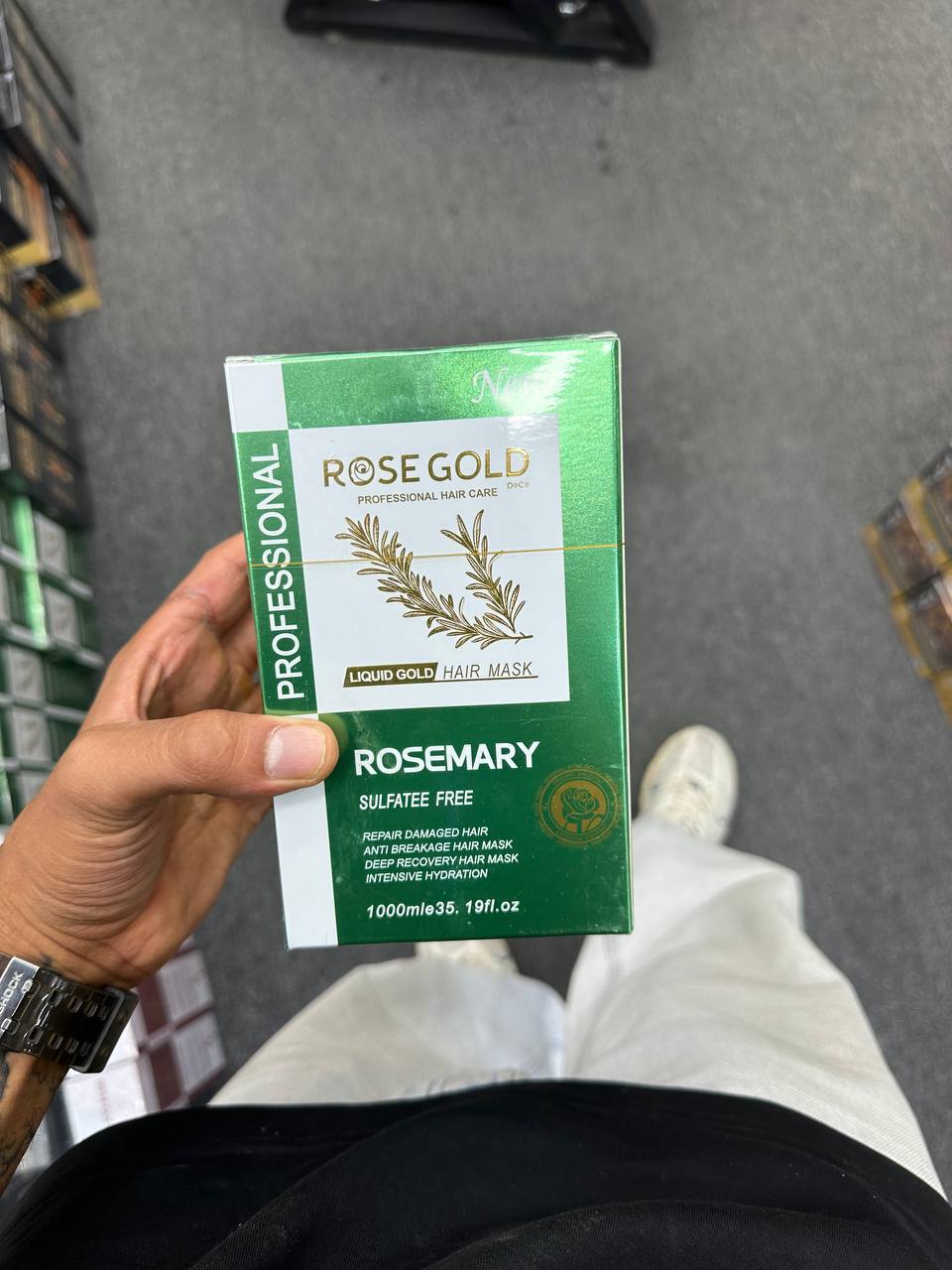 Rosemary Rose Gold Hair Mask