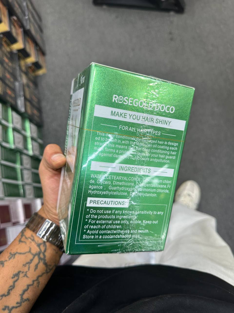 Rosemary Rose Gold Hair Mask