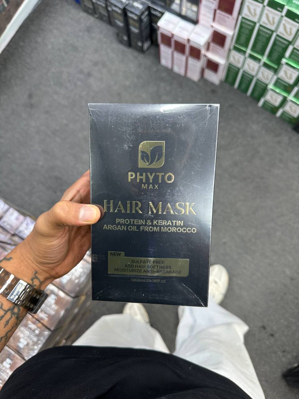 Phyto Max Hair Mask Protein & Keratin Argan Oil from Morocco