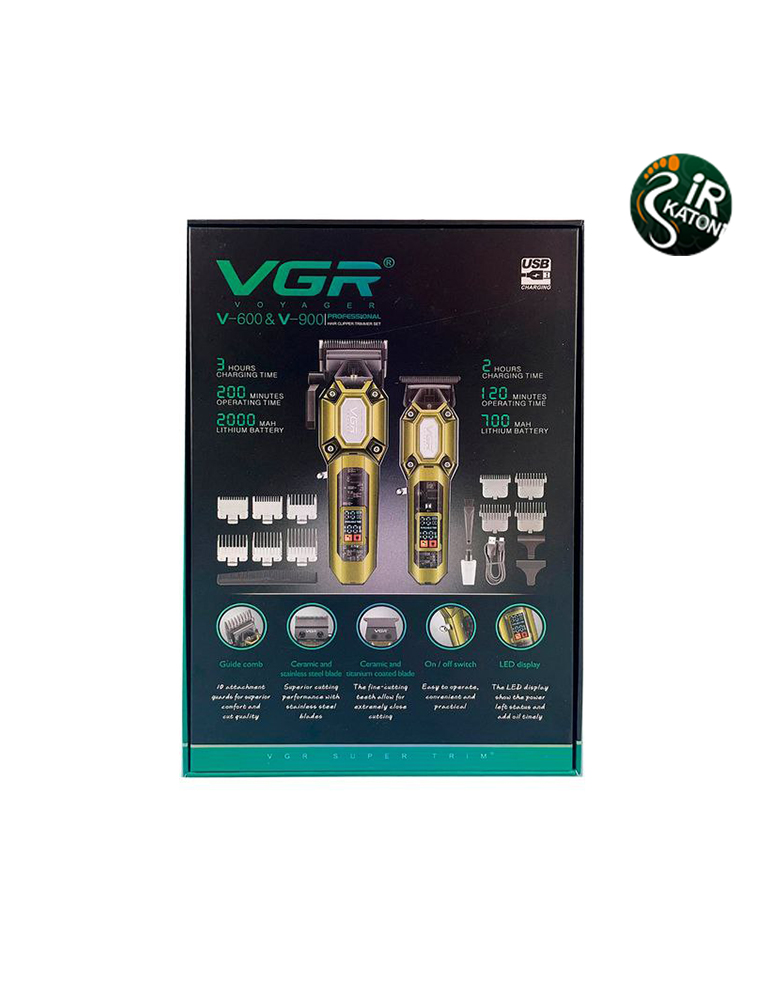 ست ماشین اصلاح وی جی آر VGR مدل V-600 & V-900
