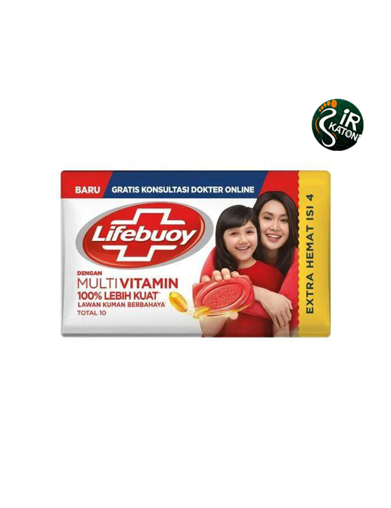 صابون لایف بوی قرمز توتال 10 مولتی ویتامین پک سه تایی