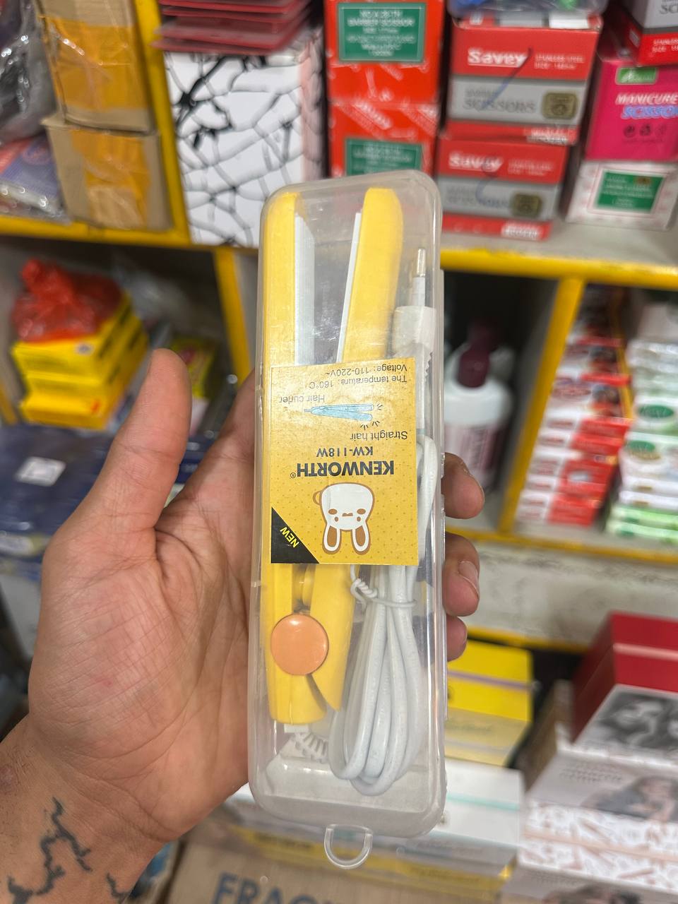 Gold Vatican GV118 hair straightener