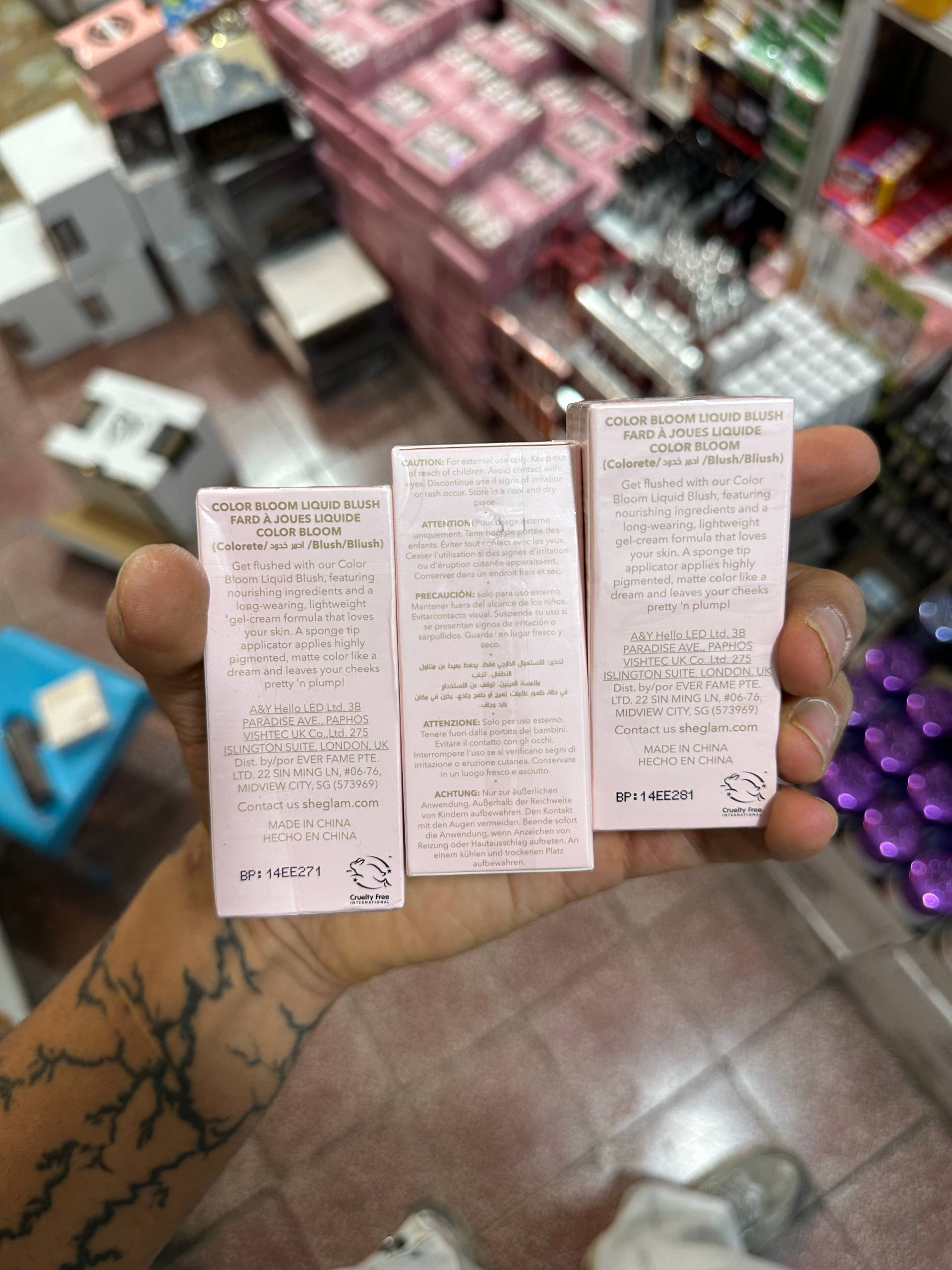 SHEGLAM Color Bloom Liquid Blush