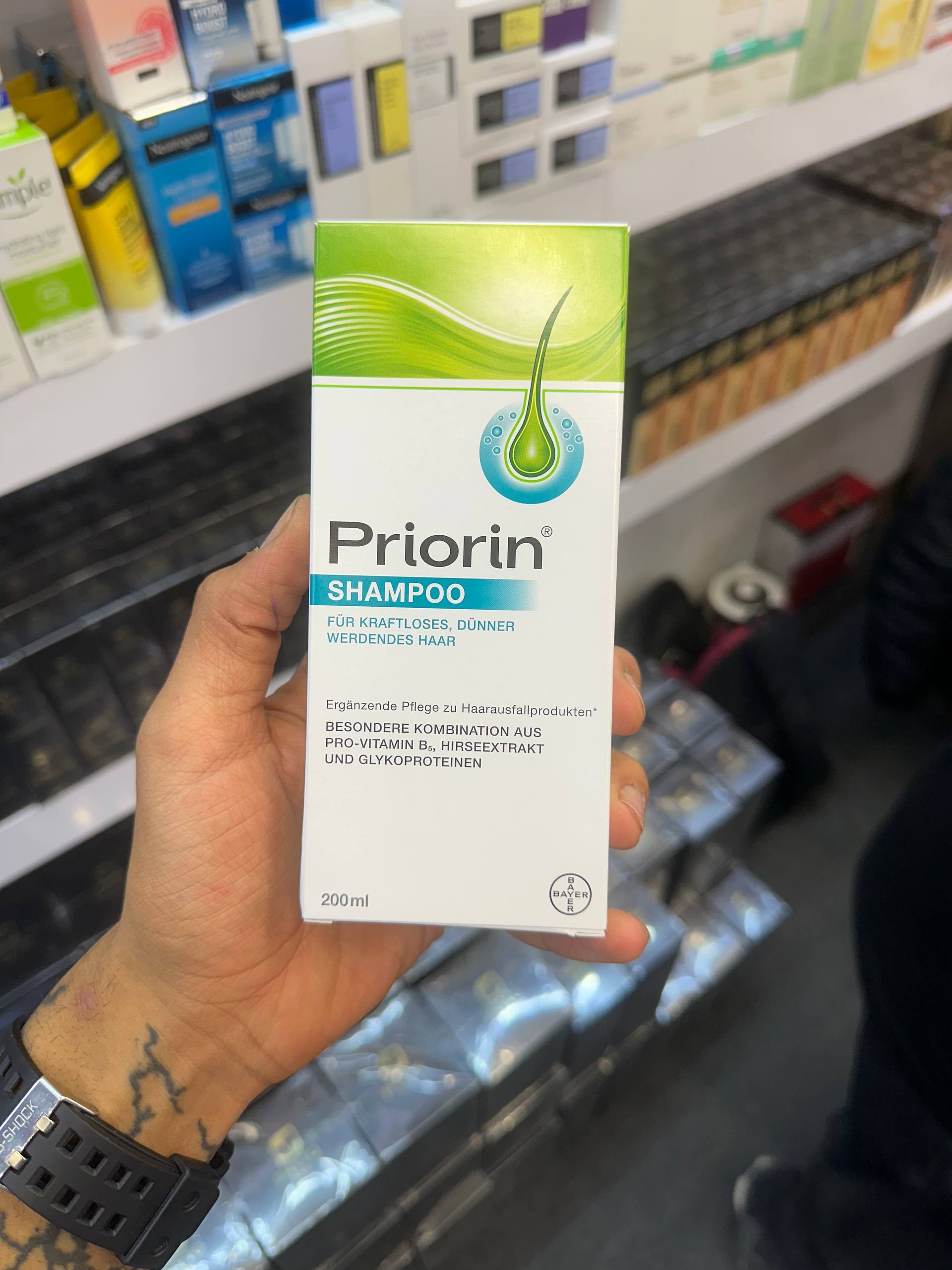 Bayer Priorin Hair Loss Shampoo 200ml
