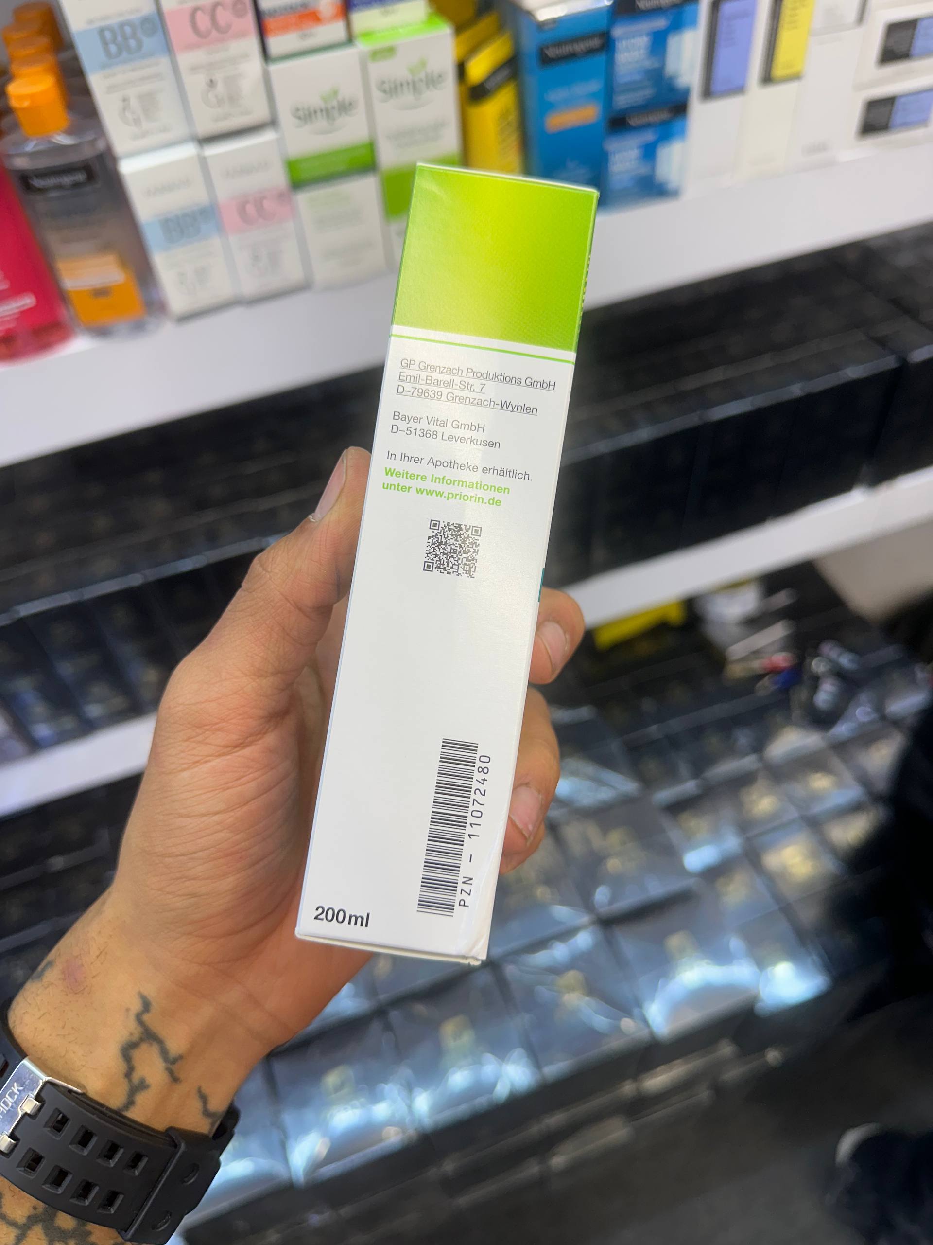 Bayer Priorin Hair Loss Shampoo 200ml