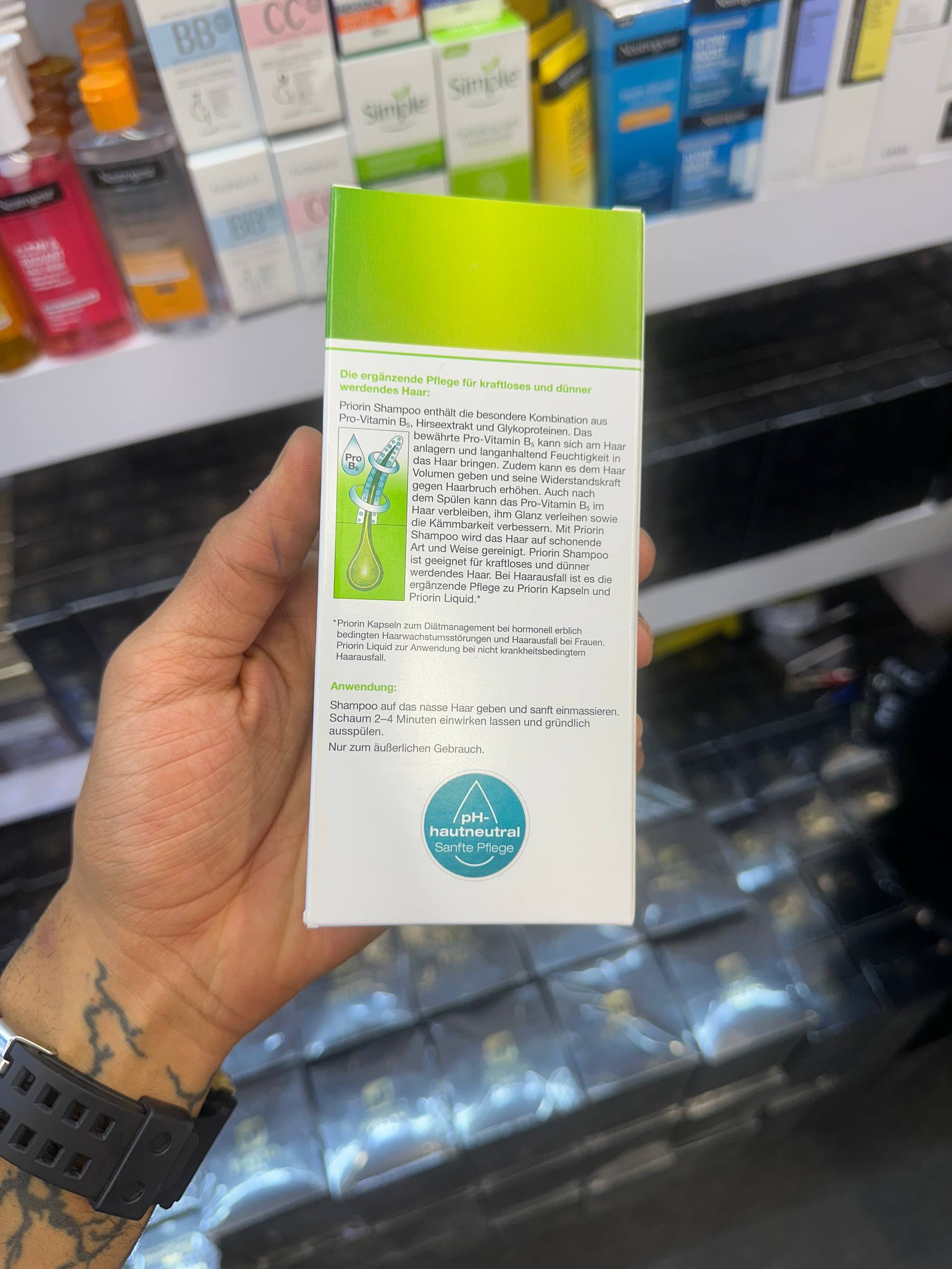 Bayer Priorin Hair Loss Shampoo 200ml